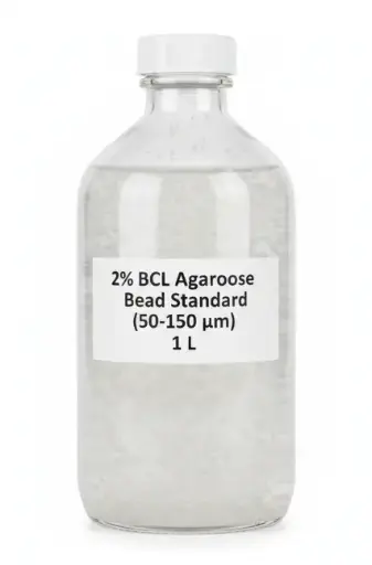[0455-A-1021S-1000] 2% BCL Agarose Bead Standard  (50-150 µm),  1 L